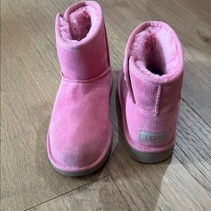 UGG Pink Ankle Boots